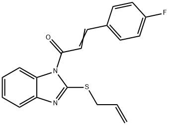 327094-34-8 (E)-1-(2-(allylthio)-1H-benzo[d]imidazol-1-yl)-3-(4-fluorophenyl)prop-2-en-1-one