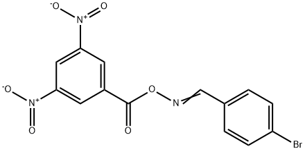 4-bromobenzaldehyde O-(3,5-dinitrobenzoyl)oxime 结构式