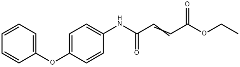 ethyl 4-oxo-4-[(4-phenoxyphenyl)amino]-2-butenoate,328025-93-0,结构式