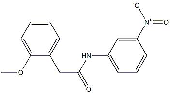 2-(2-methoxyphenyl)-N-(3-nitrophenyl)acetamide Structure