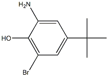 2-amino-6-bromo-4-tert-butylphenol Struktur