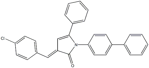 328998-59-0 (3E)-3-[(4-chlorophenyl)methylidene]-5-phenyl-1-(4-phenylphenyl)pyrrol-2-one