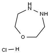 1,4,5-oxadiazepane:hydrochloride Struktur