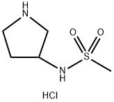 N-(pyrrolidin-3-yl)methanesulfonamide hydrochloride Structure