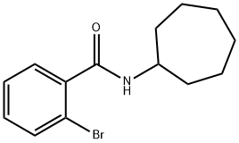 2-bromo-N-cycloheptylbenzamide Structure