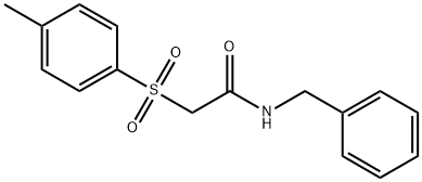 N-ベンジル-2-トシルアセトアミド 化学構造式