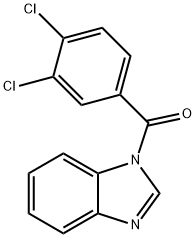 benzimidazol-1-yl-(3,4-dichlorophenyl)methanone Structure