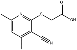 2-[(3-cyano-4,6-dimethylpyridin-2-yl)sulfanyl]acetic acid|2-[(3-氰基-4,6-二甲基吡啶-2-基)硫烷基]乙酸