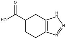 4,5,6,7-tetrahydro-1H-1,2,3-benzotriazole-6-carboxylic acid, 33062-47-4, 结构式