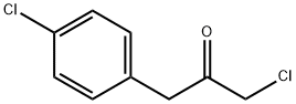 1-クロロ-3-(4-クロロフェニル)プロパン-2-オン 化学構造式