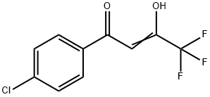 1-(4-Chloro-phenyl)-4,4,4-trifluoro-3-hydroxy-but-2-en-1-one Structure