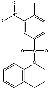 1-(4-methyl-3-nitrophenyl)sulfonyl-3,4-dihydro-2H-quinoline,331256-00-9,结构式