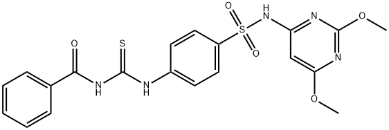 331422-74-3 N-{[(4-{[(2,6-dimethoxy-4-pyrimidinyl)amino]sulfonyl}phenyl)amino]carbonothioyl}benzamide