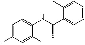 N-(2,4-difluorophenyl)-2-methylbenzamide Structure