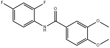 N-(2,4-difluorophenyl)-3,4-dimethoxybenzamide Structure