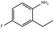 2-乙基-4-氟苯胺, 331763-37-2, 结构式