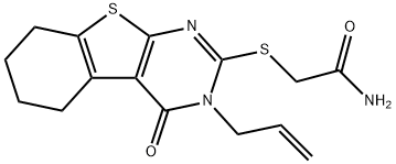 2-((3-allyl-4-oxo-3,4,5,6,7,8-hexahydrobenzo[4,5]thieno[2,3-d]pyrimidin-2-yl)thio)acetamide|