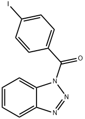 1-(4-iodobenzoyl)-1H-1,2,3-benzotriazole 化学構造式