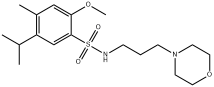 332389-08-9 5-isopropyl-2-methoxy-4-methyl-N-(3-morpholinopropyl)benzenesulfonamide