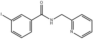 3-iodo-N-(pyridin-2-ylmethyl)benzamide,332943-05-2,结构式