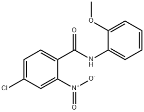 4-chloro-N-(2-methoxyphenyl)-2-nitrobenzamide,333346-71-7,结构式