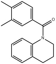 3,4-dihydro-2H-quinolin-1-yl-(3,4-dimethylphenyl)methanone,333348-38-2,结构式