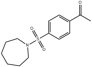 1-[4-(azepane-1-sulfonyl)phenyl]ethan-1-one Structure