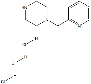 1-(2-Pyridylmethyl)piperazine trihydrochloride Structure