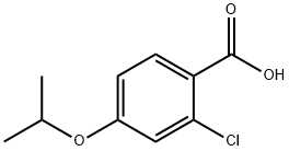 2-Chloro-4-isopropoxybenzoic acid Struktur