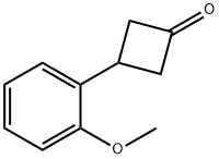 3-(2-甲氧基苯基)环丁烷-1-酮 结构式