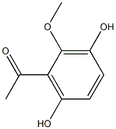 1-(3,6-dihydroxy-2-methoxyphenyl)ethanone 结构式