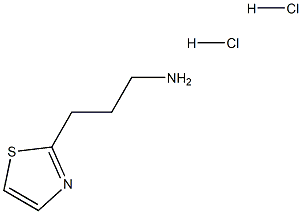 3-(噻唑-2-基)丙-1-胺二盐酸盐,33545-16-3,结构式