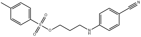 3-(4-CYANOANILINO)PROPYL 4-METHYLBENZENESULFONATE Struktur