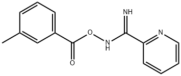 N'-{[(3-methylphenyl)carbonyl]oxy}pyridine-2-carboximidamide Structure