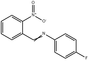 (4-fluorophenyl)(2-nitrobenzylidene)amine Structure