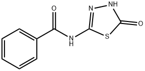 Benzamide, N-(4,5-dihydro-5-oxo-1,3,4-thiadiazol-2-yl)- Structure