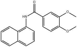 3,4-dimethoxy-N-naphthalen-1-ylbenzamide,339244-60-9,结构式
