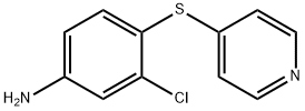 3-Chloro-4-(pyridin-4-ylsulfanyl)-phenylamine Structure