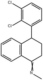 N-[4-(2,3-dichlorophenyl)-3,4-dihydro-1(2H)-naphthalenylidene]methanamine Struktur