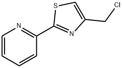 4-(chloromethyl)-2-(pyridin-2-yl)thiazole Struktur