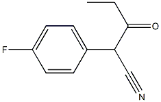 2-(4-fluorophenyl)-3-oxopentanenitrile Structure