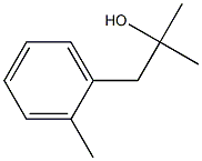 2-甲基-1-(邻甲苯基)丙-2-醇 结构式