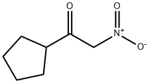 1-cyclopentyl-2-nitroethan-1-one 化学構造式
