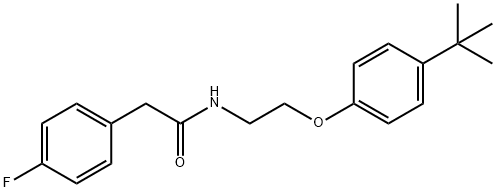 N-[2-(4-tert-butylphenoxy)ethyl]-2-(4-fluorophenyl)acetamide|