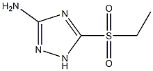 5-ethylsulfonyl-1H-1,2,4-triazol-3-amine Struktur