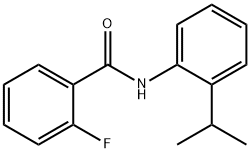 2-fluoro-N-(2-propan-2-ylphenyl)benzamide,346692-49-7,结构式