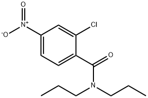 2-Chloro-4-nitro-N,N-di-n-propylbenzamide Structure
