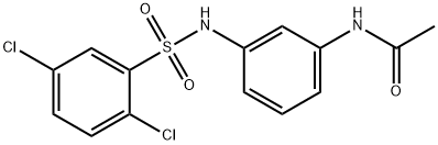 N-(3-{[(2,5-dichlorophenyl)sulfonyl]amino}phenyl)acetamide Structure