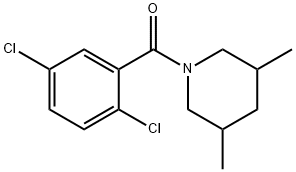 (2,5-dichlorophenyl)(3,5-dimethylpiperidin-1-yl)methanone|