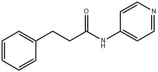 3-phenyl-N-pyridin-4-ylpropanamide 化学構造式